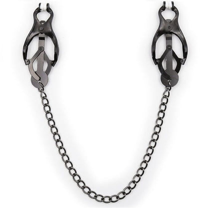 Pinzas para Pezones Japonesas con Cadena Negra OHMAMA FETISH