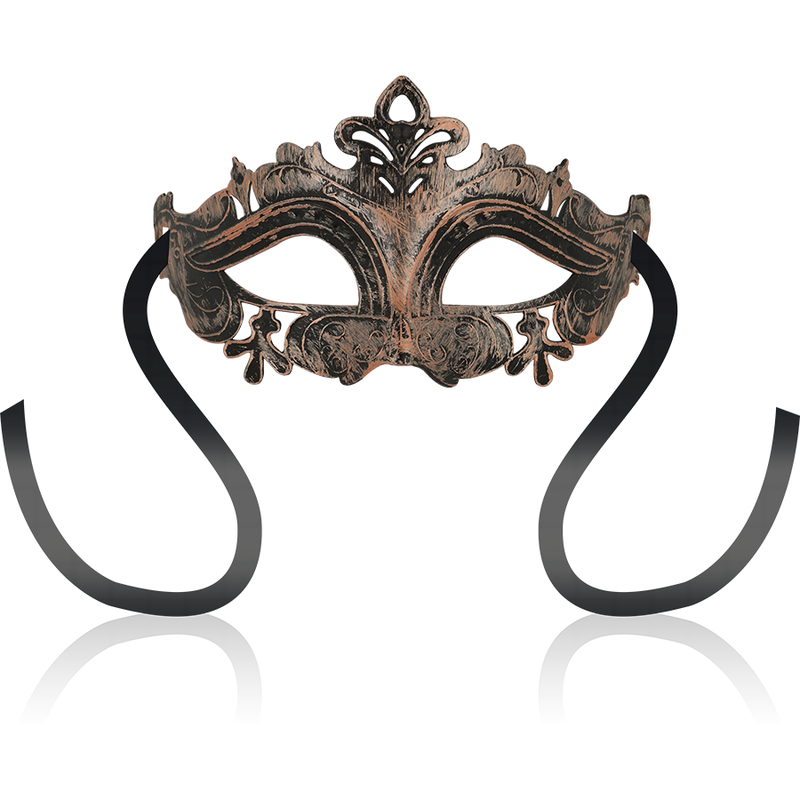 Antifaz Veneciano Cobre OHMAMA - Máscara Elegante para Fiestas