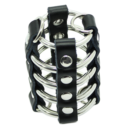 Jaula de acero y piel para Pene y Testículos