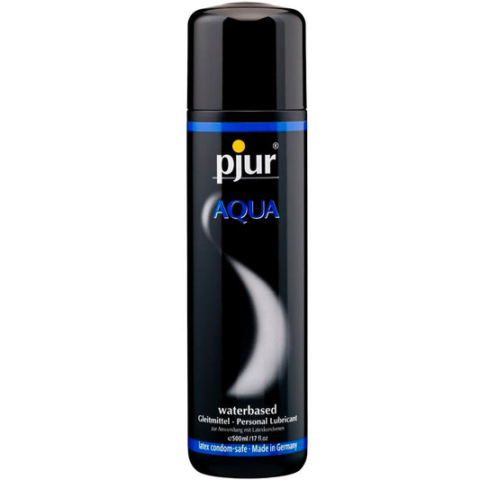 Lubricante a Base de Agua Pjur Aqua 500 ml: Hidratación y Protección Dermatológica para Piel Seca y Mucosas