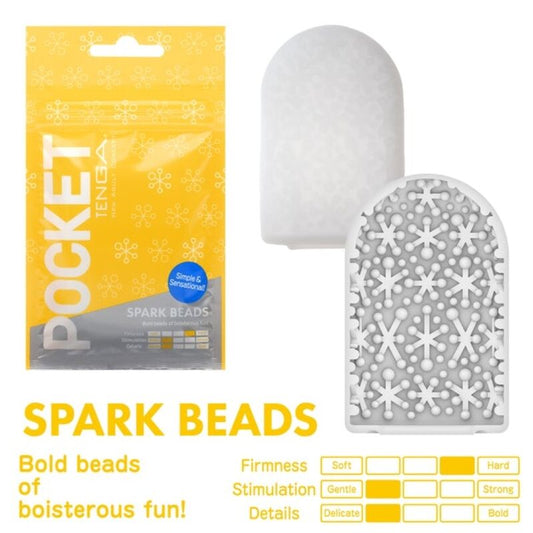 TENGA SPARK Beards - Masturbador Pocket Discreto y Potente