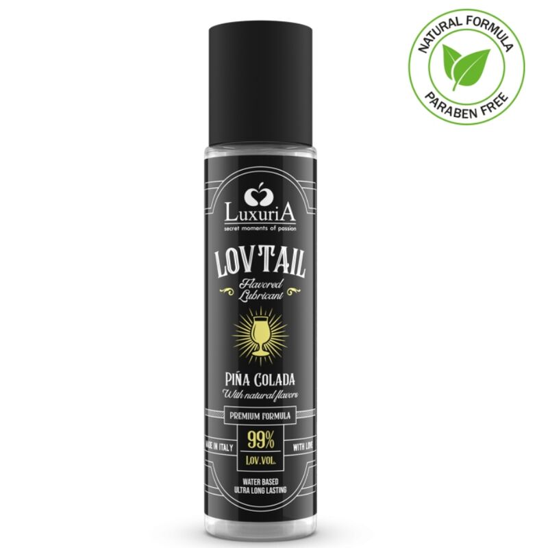 Lubricante Íntimo de Agua Sabor Piña Colada INTIMATELINE LUXURIA LOVTAIL 60 ml