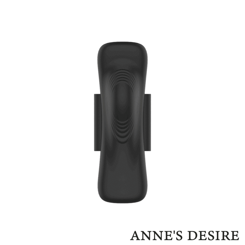 Panty Vibrador Negro con Tecnología WatchMe - Colección Anne's Desire