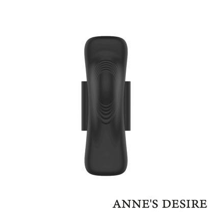 Panty Vibrador Negro con Tecnología WatchMe - Colección Anne's Desire