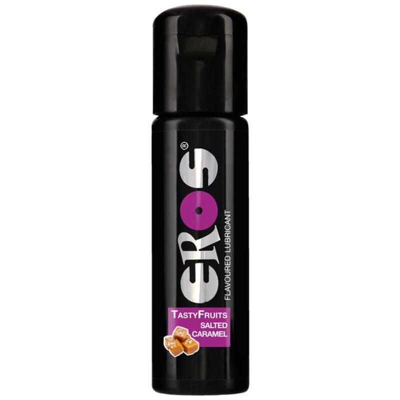 Lubricante comestible Tasty Fruits sabor Caramelo Salado – Hidratante, sin grasa ni aceites – 100 ml