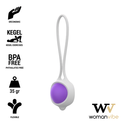 Bola Geisha de Silicona Womanvibe Keisy para Fortalecimiento Pélvico