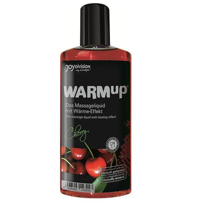 Aceite de Masaje Efecto Calor con Aroma a Cereza - JOYDIVISION WARMUP 150ml