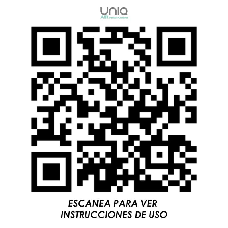 Preservativo Femenino UNIQ Sin Látex - Pack de 3 Unidades