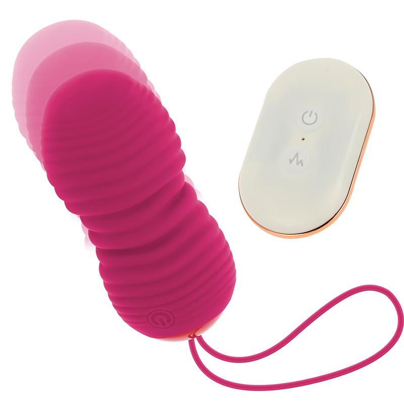Huevo vibrador ondulado y discreto para estimular el punto G