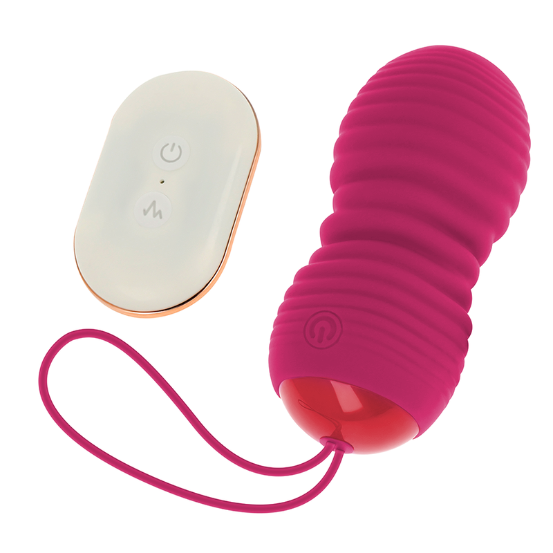 Huevo vibrador ondulado y discreto para estimular el punto G