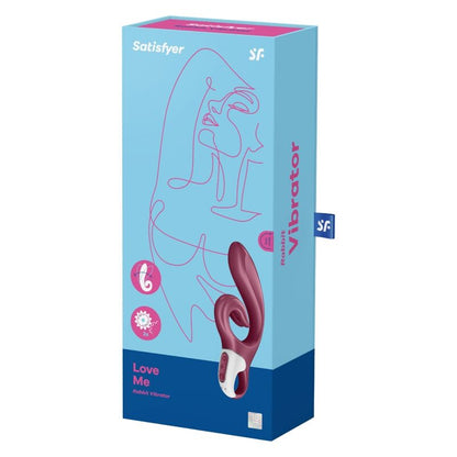 Vibrador Rabbit Azul "Love Me" de Satisfyer - Placer y Estilo