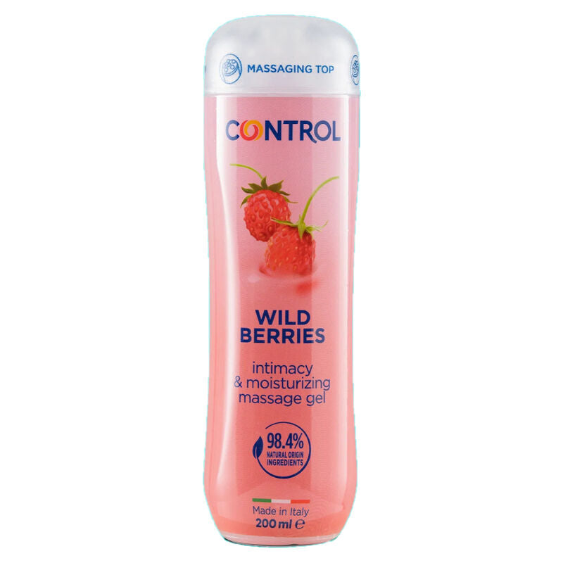 Gel de Masaje 3 en 1 Control con Aroma a Frutos del Bosque - 200 ml