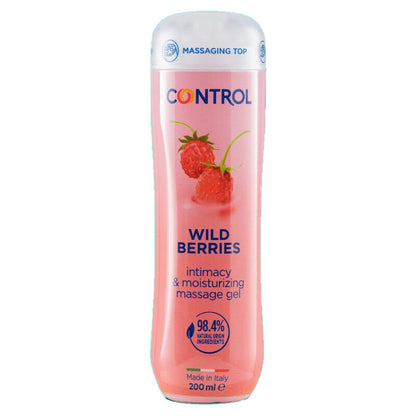Gel de Masaje 3 en 1 Control con Aroma a Frutos del Bosque - 200 ml
