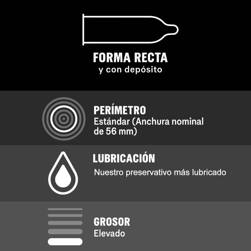 Durex Perfect Connection: Preservativos Extra Lubricados para Mayor Seguridad y Placer en el Sexo Anal, Oral y Vaginal