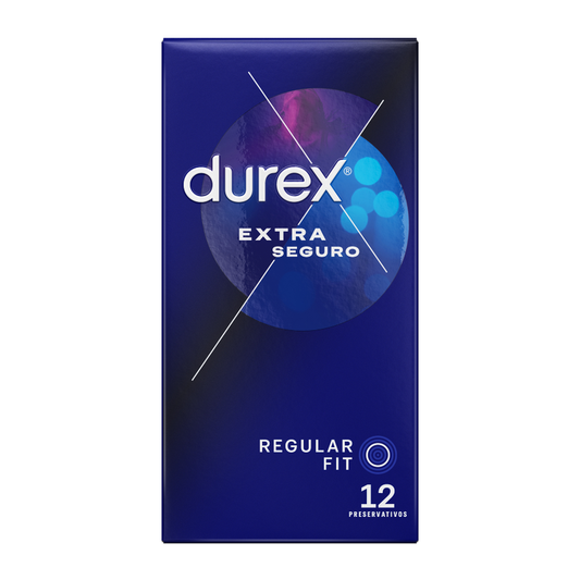 Preservativos Durex Extra Seguro - Pack de 12 unidades para mayor protección