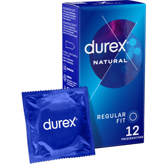 Preservativos Durex Natural Plus - Caja de 12 unidades