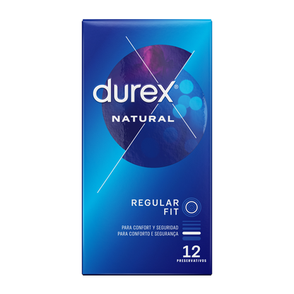 Preservativos Durex Natural Plus - Caja de 12 unidades