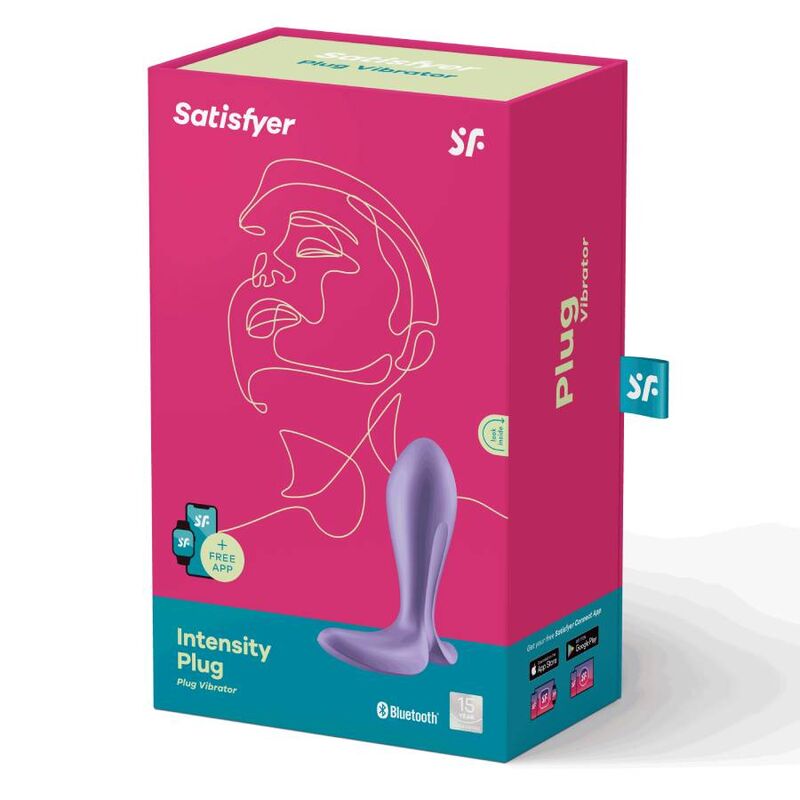 Plug Anal Morado - Satisfyer Intensity para Placer Intenso