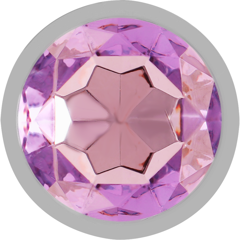 Plug Anal de Metal de Aluminio con Cristal Violeta Talla L - INTENSE