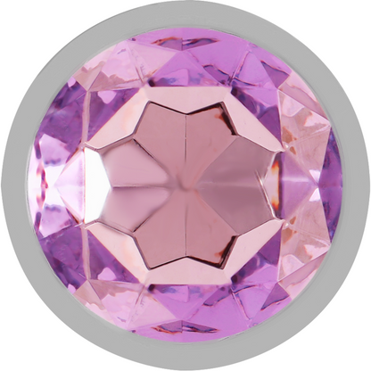 Plug Anal de Metal de Aluminio con Cristal Violeta Talla L - INTENSE