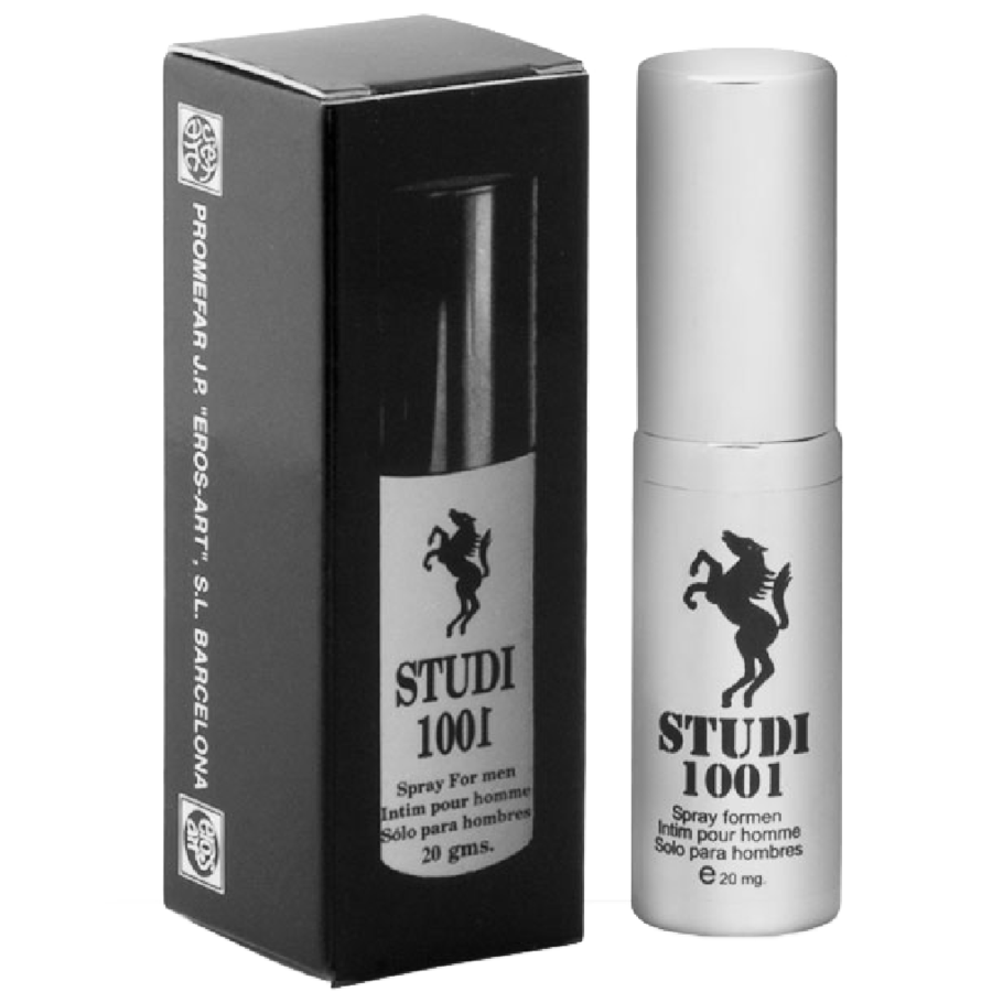 Spray Retardante EROS-ART STUDI 1001 - 20 ml para Mayor Duración