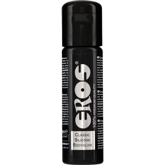 Lubricante Eros Classic Silicone Bodyglide 30ml: Experiencia Sedosa y Duradera, Dermatológicamente Probado, 100% Silicona