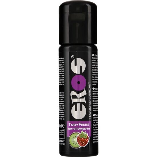 Gel Lubricante EROS Tasty Fruits 100ml – Experiencia Erótica con Aroma Afrutado, Dermatológicamente Probado, Compatible con Condones de Látex