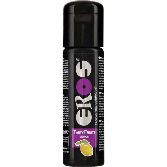 Gel Lubricante EROS Tasty Fruits 100ml – Aroma Afrutado, Aprobado Dermatológicamente y Compatible con Preservativos de Látex