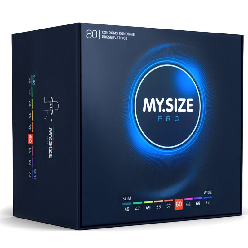 Condones MY.SIZE PRO: Ajuste Perfecto, Alta Sensibilidad y Sostenibilidad Vegana