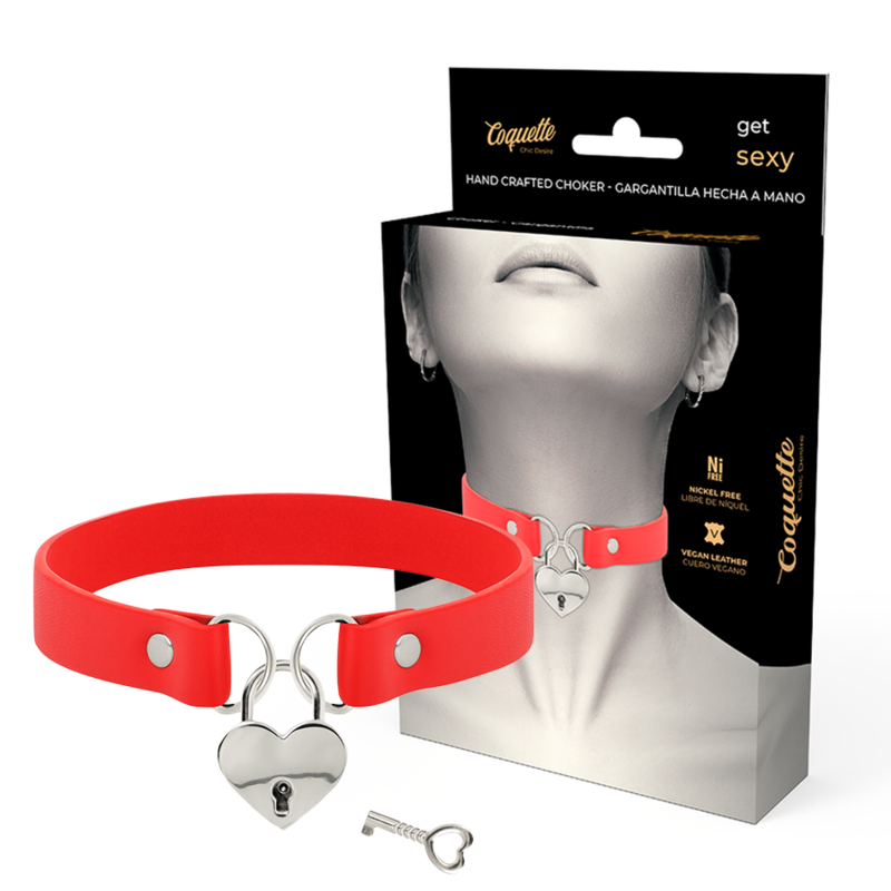 Collar Fetiche de Cuero Vegano Coquette Chic Desire: Elegancia y Sensualidad para la Mujer Moderna