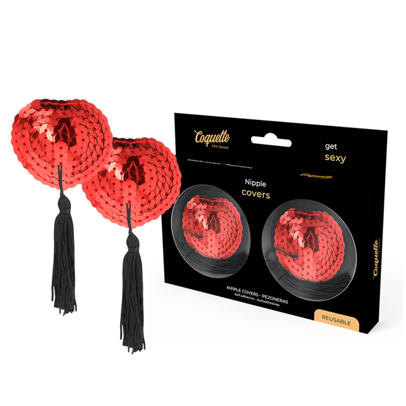 Cubre-pezones Coquette Chic Desire: Elegancia y Seducción Fácilmente Ajustable