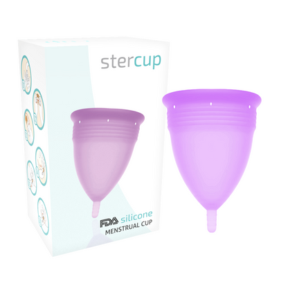 Copa Menstrual de Silicona Lila Talla L - Aprobada por FDA | Stercup