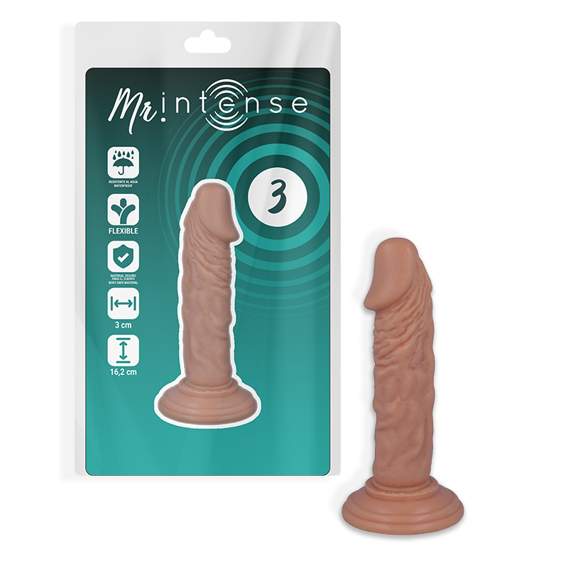 Dildo Realista MR INTENSE - Triple Pack de 16.2 cm x 3 cm