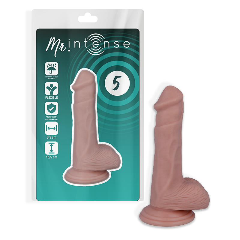 Dildo Realista MR INTENSE de 16.5 cm - Diámetro 3.5 cm
