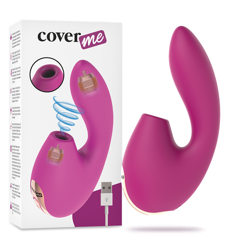 Descubre el Placer con COVERME: Vibrador de Alta Calidad para el Punto G y Clítoris, con Motores Potentes y Silicona Suave.