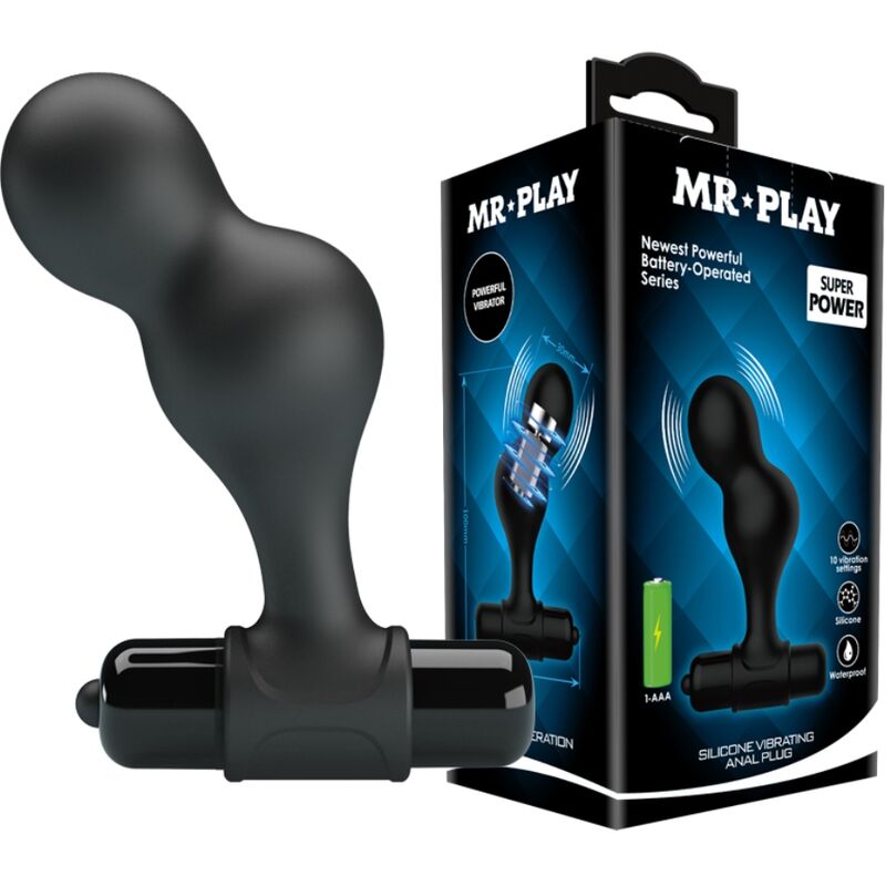 Plug Anal Vibrador Mr Play – Placer Cósmico, Sensaciones Intensas