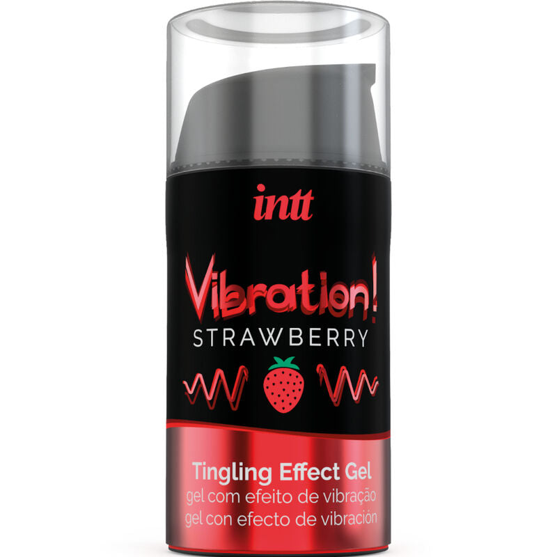 Gel Estimulante Vibration de INTT - Experiencia Vibrante y Dulce Aroma a Fresa para Mayor Placer Intimo