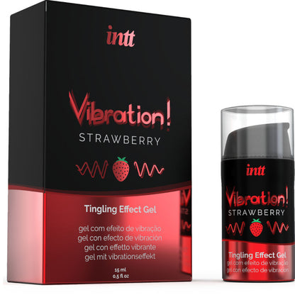 Gel Estimulante Vibration de INTT - Experiencia Vibrante y Dulce Aroma a Fresa para Mayor Placer Intimo