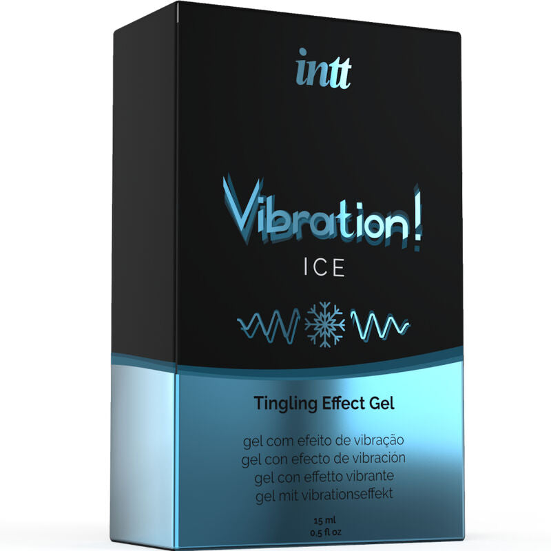Gel Estimulante Vibration Ice de INTT: Sensaciones Vibrantes con Efecto Hielo y Sabor a Menta para el Placer Íntimo
