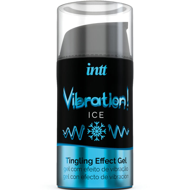 Gel Estimulante Vibration Ice de INTT: Sensaciones Vibrantes con Efecto Hielo y Sabor a Menta para el Placer Íntimo