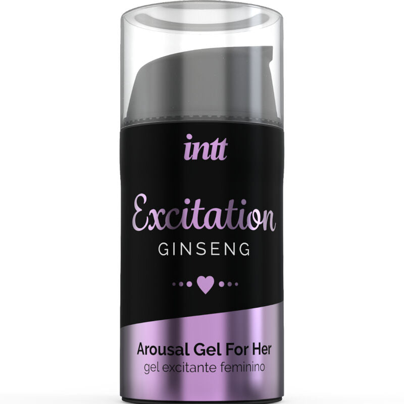 Gel Estimulante Excitation INTT: Aumenta Sensibilidad y Libido en Clítoris y Vulva con Ginseng
