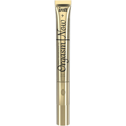 Gel Estimulante Orgasm Now de INTT con Aplicador Vibrador para Clítoris y Vulva - Sensaciones de Calor y Cosquilleo en Envase Elegante de 15 ml