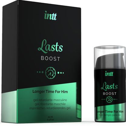 Gel Prolongador de Erección INTT – Retarda la Eyaculación con Clavo y Menta, 15 ml