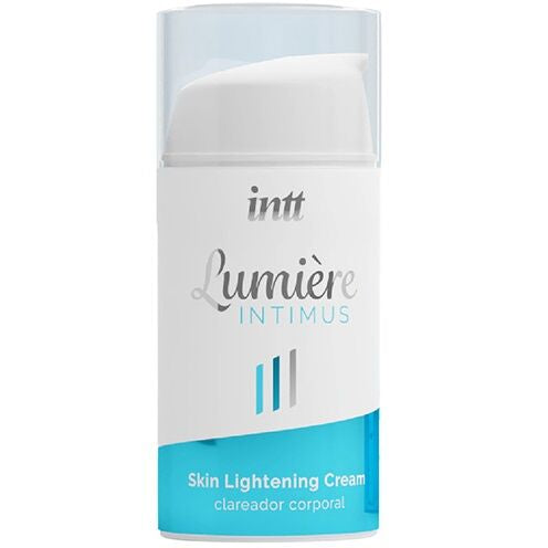 Crema Blanqueadora Lumière Intimus de INTT para Unificar el Tono de Axilas, Ingles y Zonas Íntimas - Efecto Rápido y Duradero, 15 ml