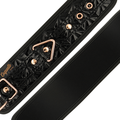 Esposas de Neopreno Coquette Chic Desire - Edición Negra para Manos