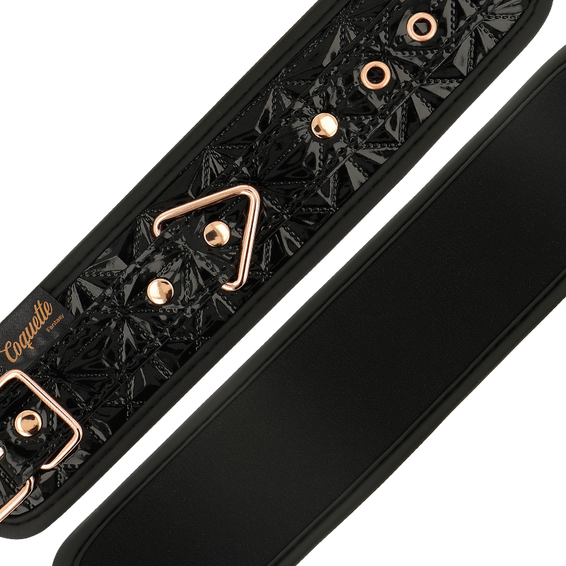 Esposas de Neopreno Coquette Chic Desire - Edición Negra para Manos