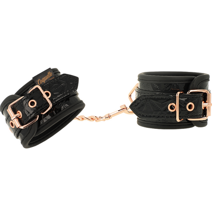 Esposas de Neopreno Coquette Chic Desire - Edición Negra para Manos