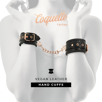 Esposas de Neopreno Coquette Chic Desire - Edición Negra para Manos