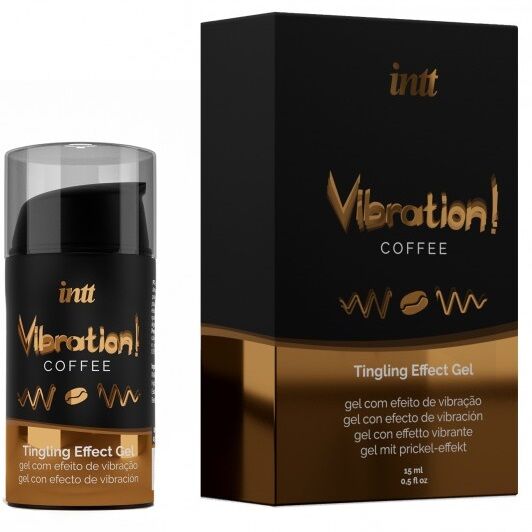 Gel de Masaje INTT Coffee: Sabor y Aroma a Café con Efecto Calor para Experiencias Sensuales