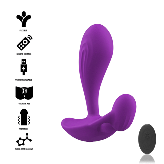 Plug Anal Vibrador INTENSE™ Shelly™ – Potencia, Placer y Control Absoluto